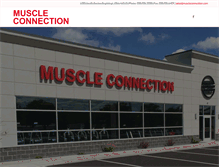 Tablet Screenshot of muscleconnection.com